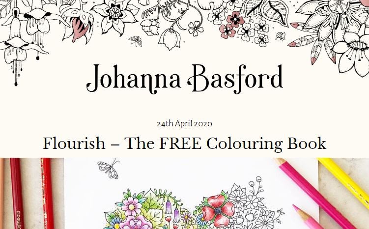 Coloring in books by Johanna Basford 