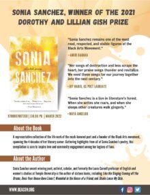 Sonia Sanchez Collected Poems cover