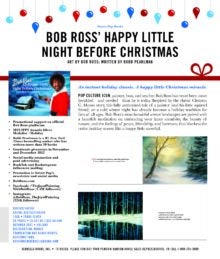 Bob Ross’ Happy Little Night Before Christmas cover