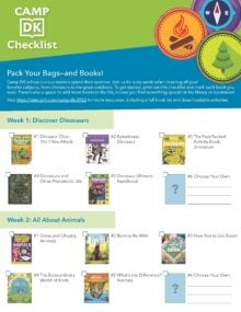 Camp DK Book Checklist cover