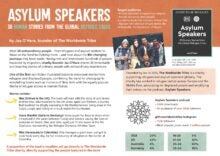Asylum Speakers Sell Sheet cover