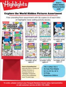 Explore the World Hidden Pictures Assortment Sell Sheet cover