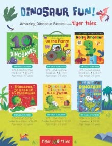 Tiger Tales Dinosaur Books Sell Sheet cover