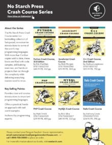 No Starch Press Crash Course Sell Sheet cover