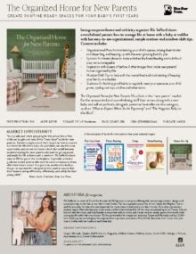The Organized Home for New Parents cover