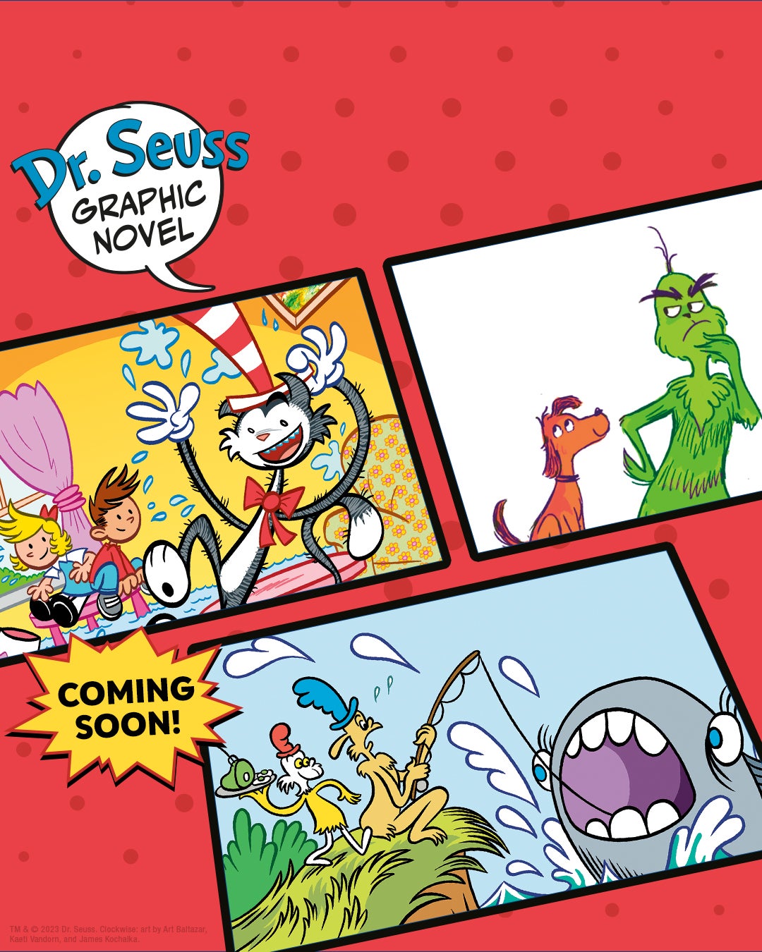 First Ever Dr Seuss Graphic Novels Launching Spring 2024 Penguin   Coming Soon Dr Seuss Graphic Novel SocialFeed 