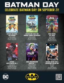 Batman Day Sell Sheet 2 cover