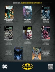 Batman Day Sell Sheet cover