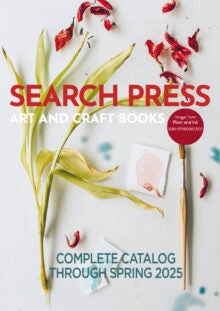 Search Press Arts & Craft Books Catalog Spring 2025 cover