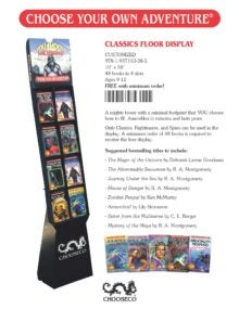 Choose Your Own Adventure Classics Floor Display Sell Sheet cover