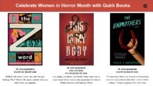 Quirk’s Women in Horror Month Sell Sheet cover